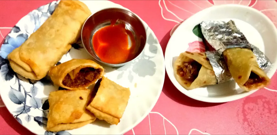 Spring roll and egg roll|Amrita singhさん