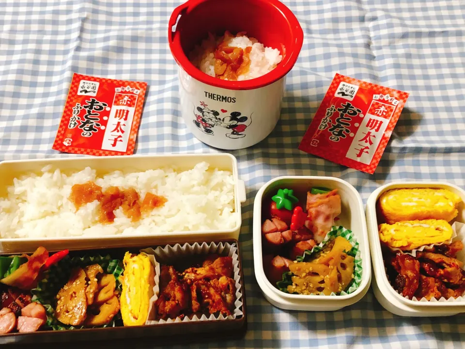 Snapdishの料理写真:2021/02/03(水) 夫弁当＆娘弁当🎵|kiyominさん