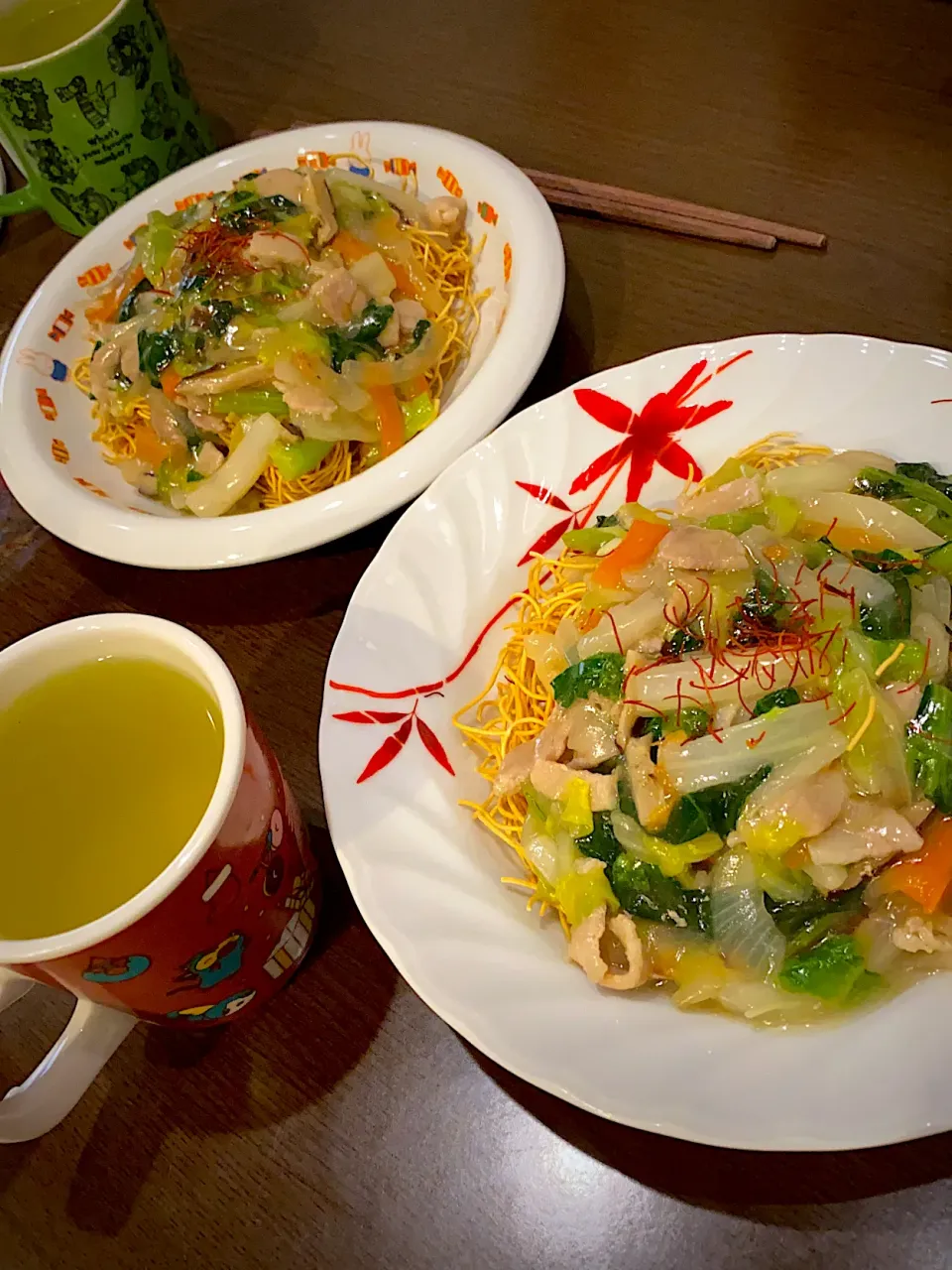 長崎皿うどん風野菜餡掛けかた焼きそば|ch＊K*∀o(^^*)♪さん