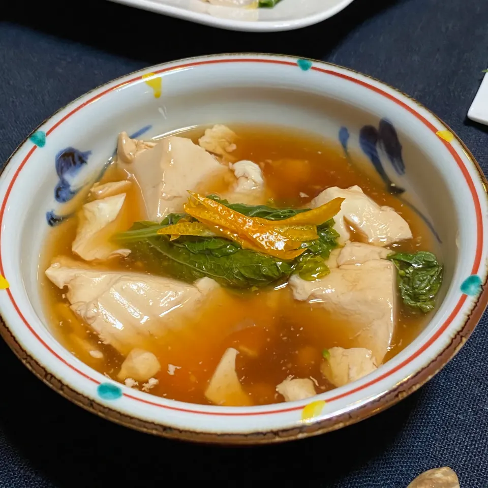 餡かけ崩し豆腐|麻紀子さん