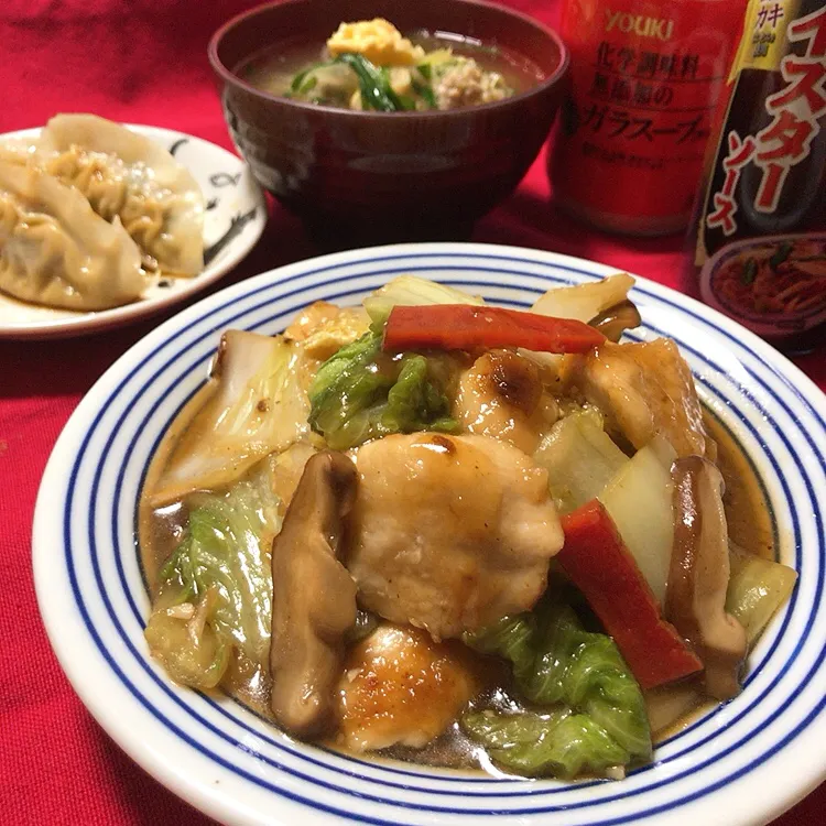 鶏肉と白菜の中華煮|ばろんさん