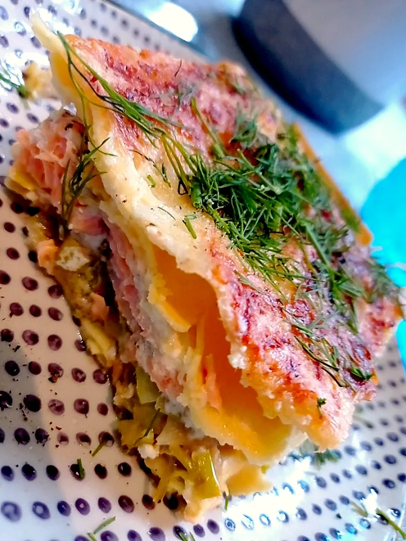 lasagne saumon poireaux|Lola Bernardetさん