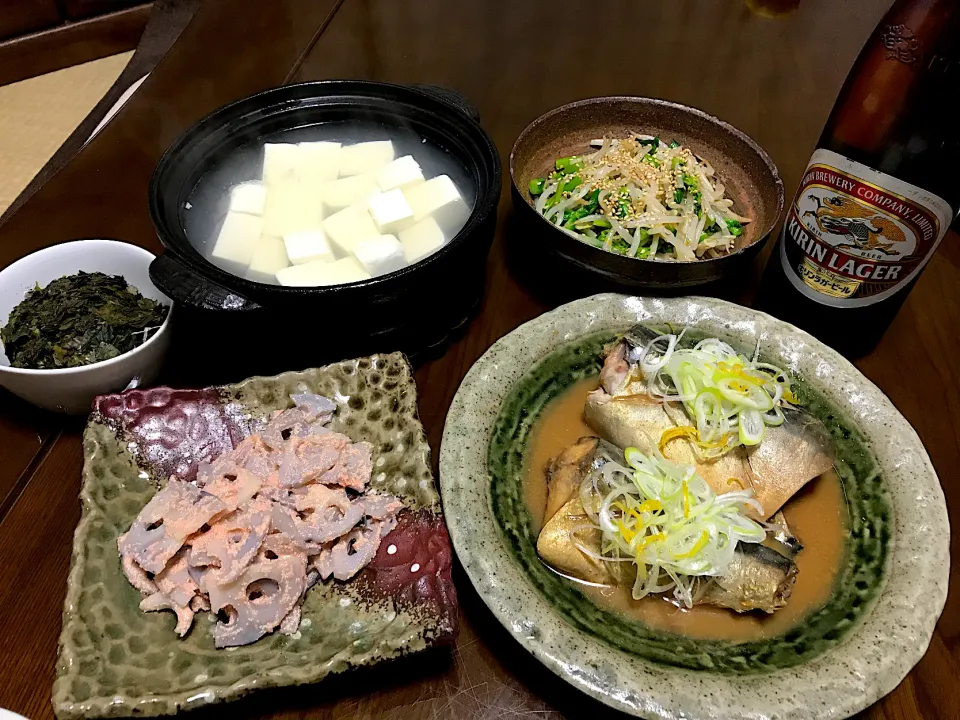 Snapdishの料理写真:2021.2.3 鯖の味噌煮🍻🍻🍻|ゆみずさん