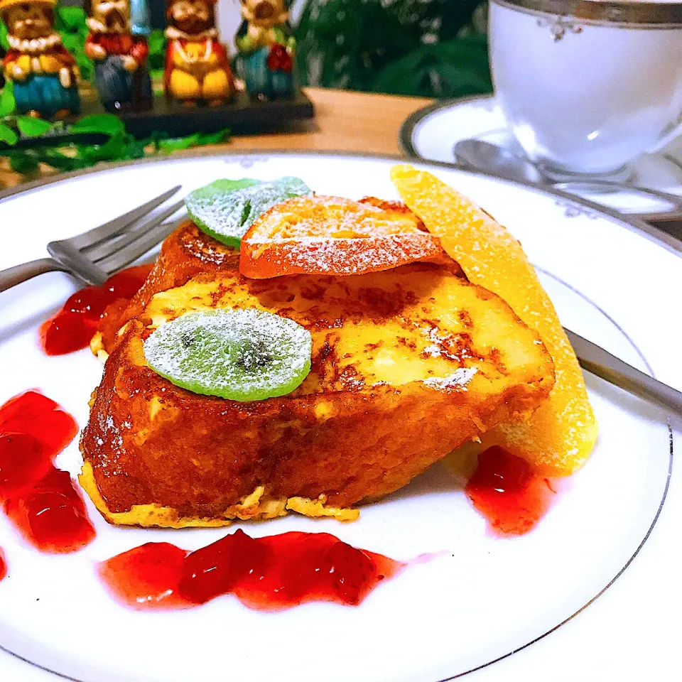 おはようございます。今朝は🥖フレンチトーストに☕️ココア|Sの食卓さん