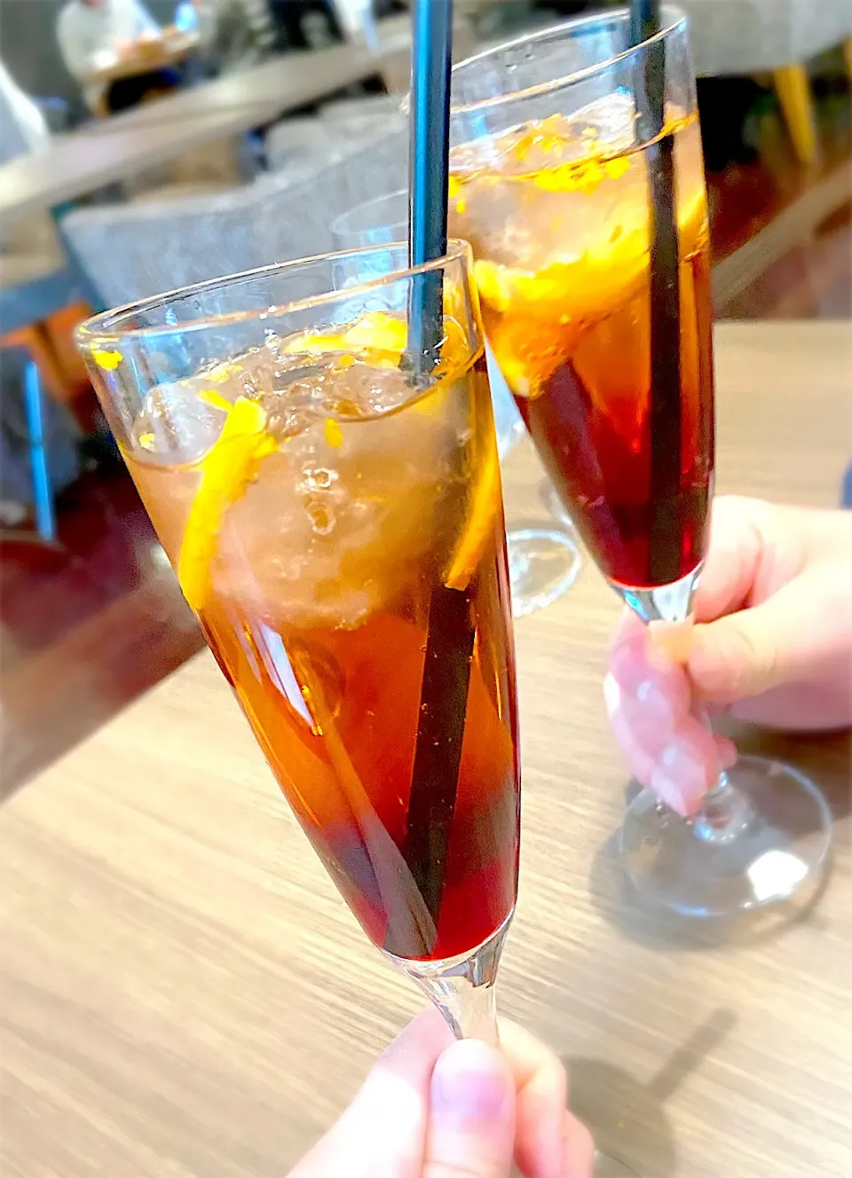 堺　レストラン レ・フレール　ウェルカムドリンク　ノンアルカクテル🥂|ナナさん