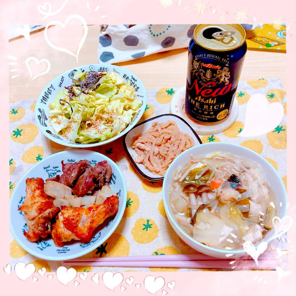 ２／４ ｔｈｒ 晩ごはん🍴＊○°|rinaronarさん