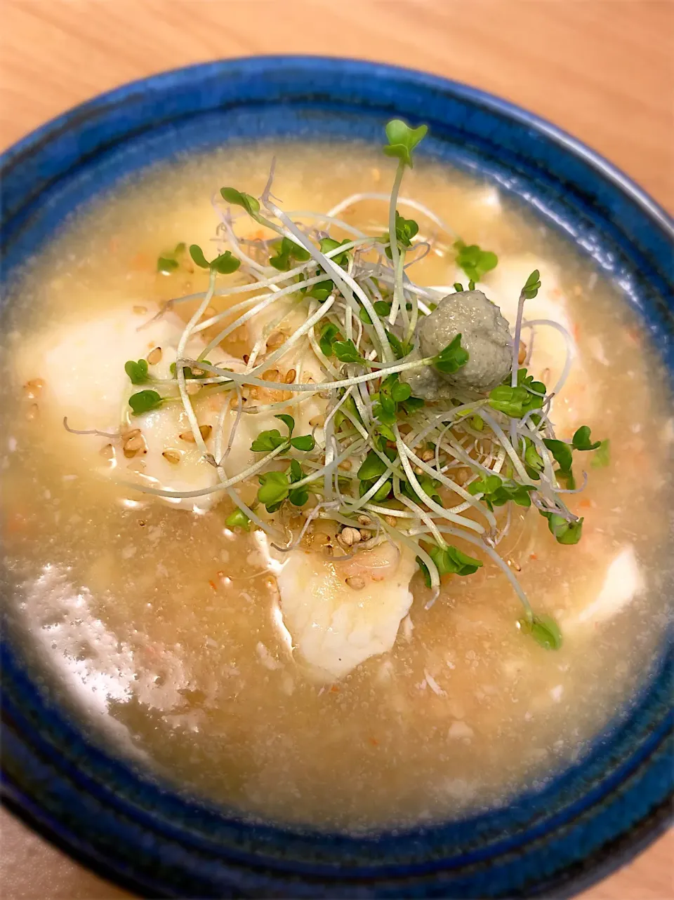 白菜のすり流しエビ豆腐餡掛け|imachanさん