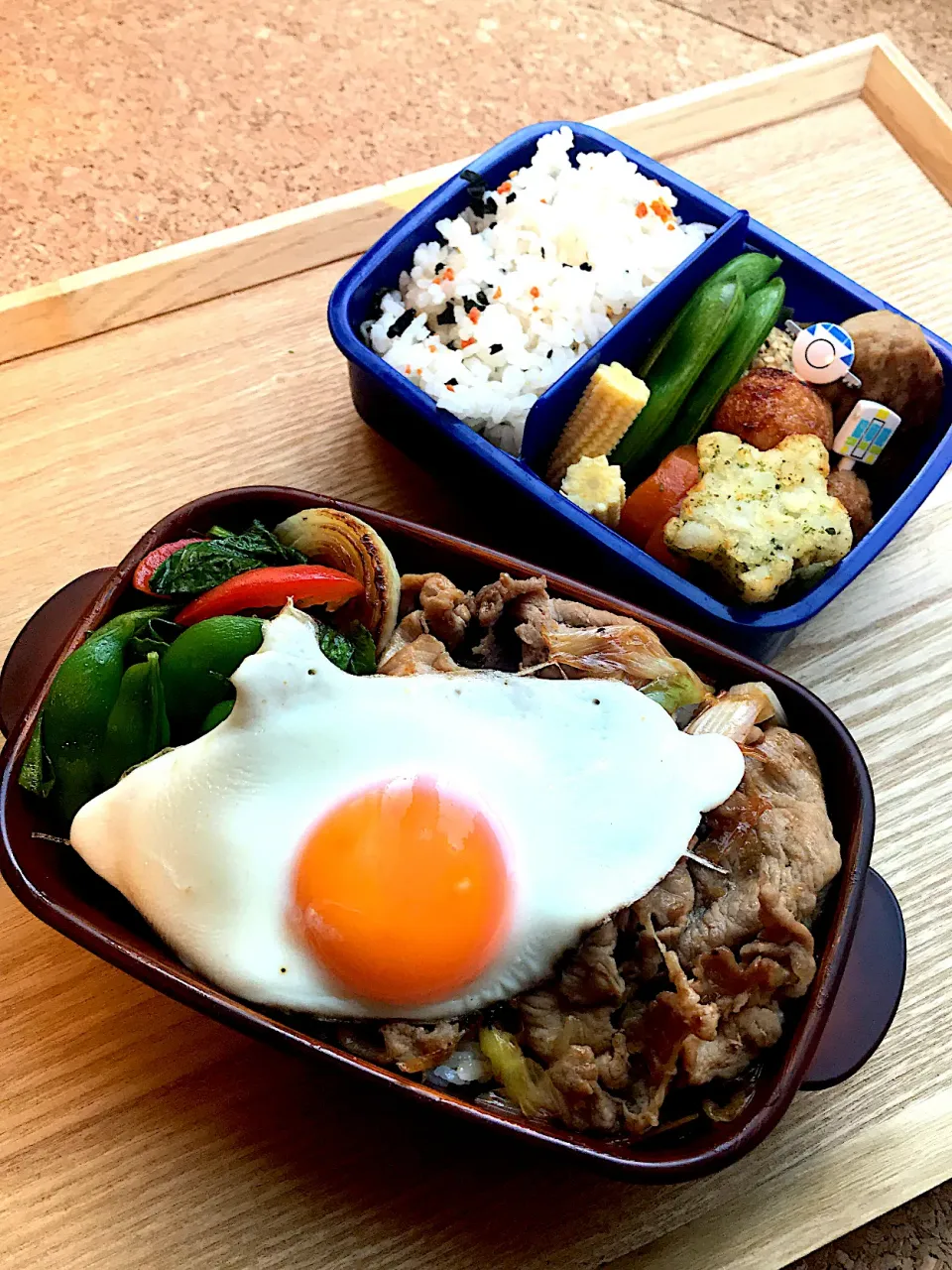 生姜焼き丼弁当|二キィさん