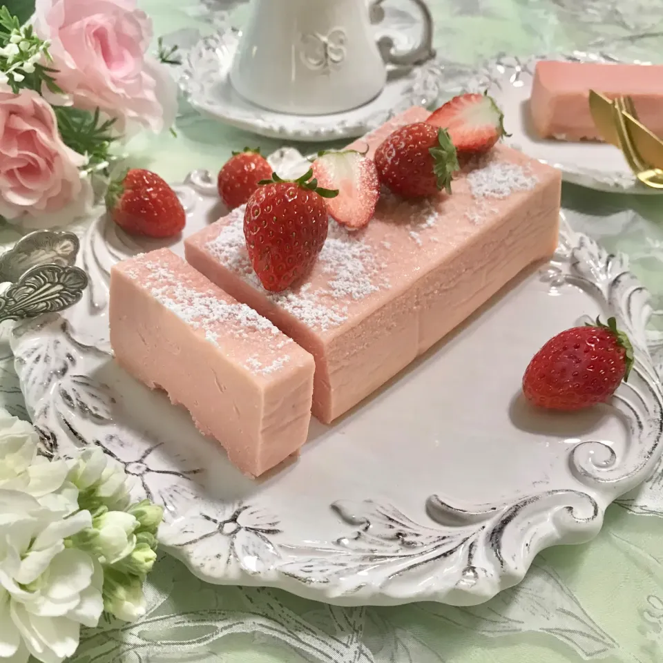 バレンタインに♡いちごチョコテリーヌ✨🍓💓|エンジェルさん