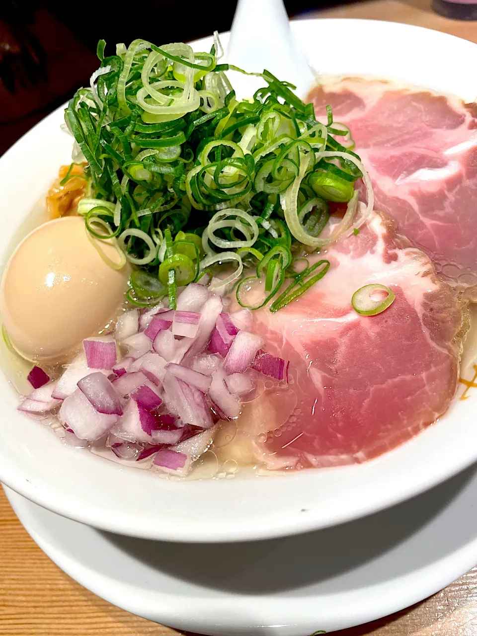 Snapdishの料理写真:京都ラーメン　塩味玉ラーメン！|Tomyさん