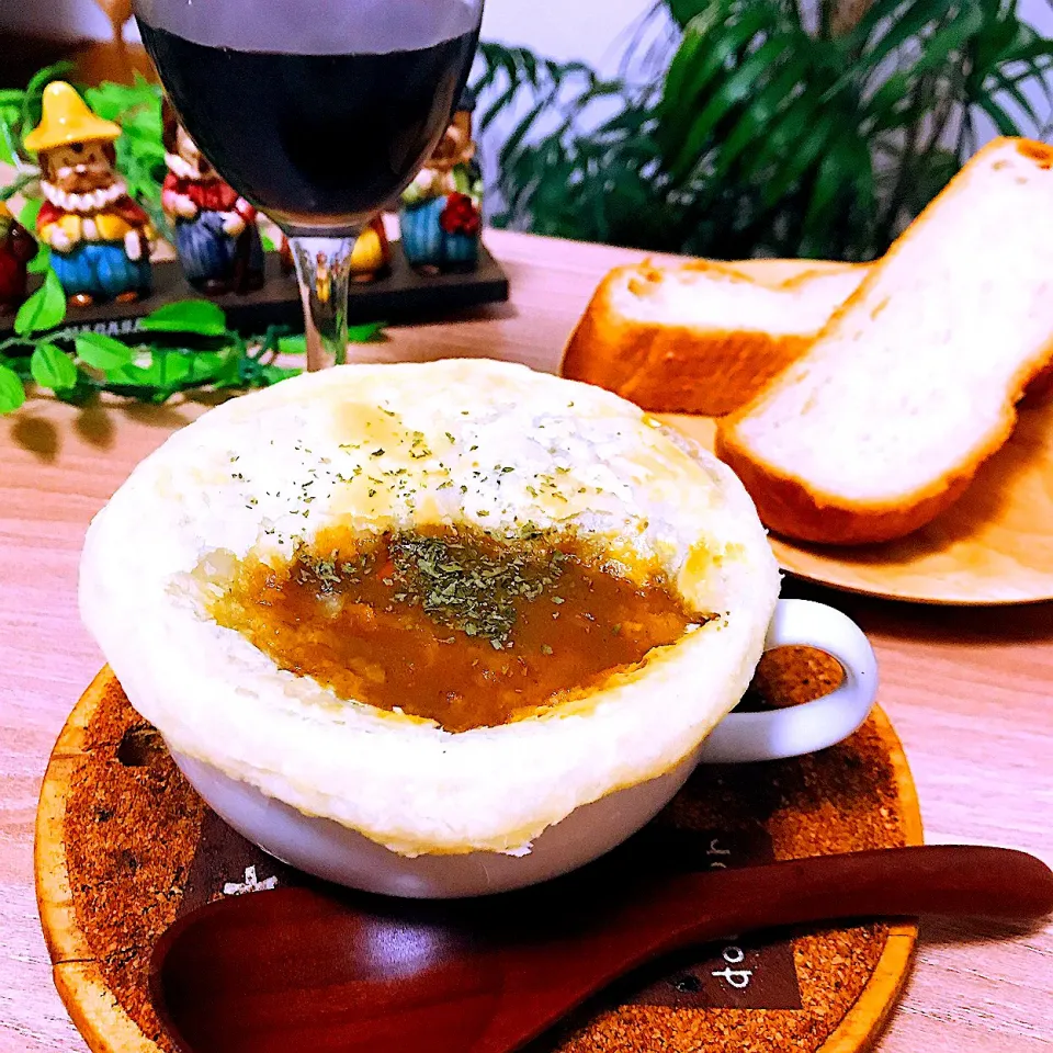 🥧カレーポットパイで一緒にあったまろ‼️|Sの食卓さん