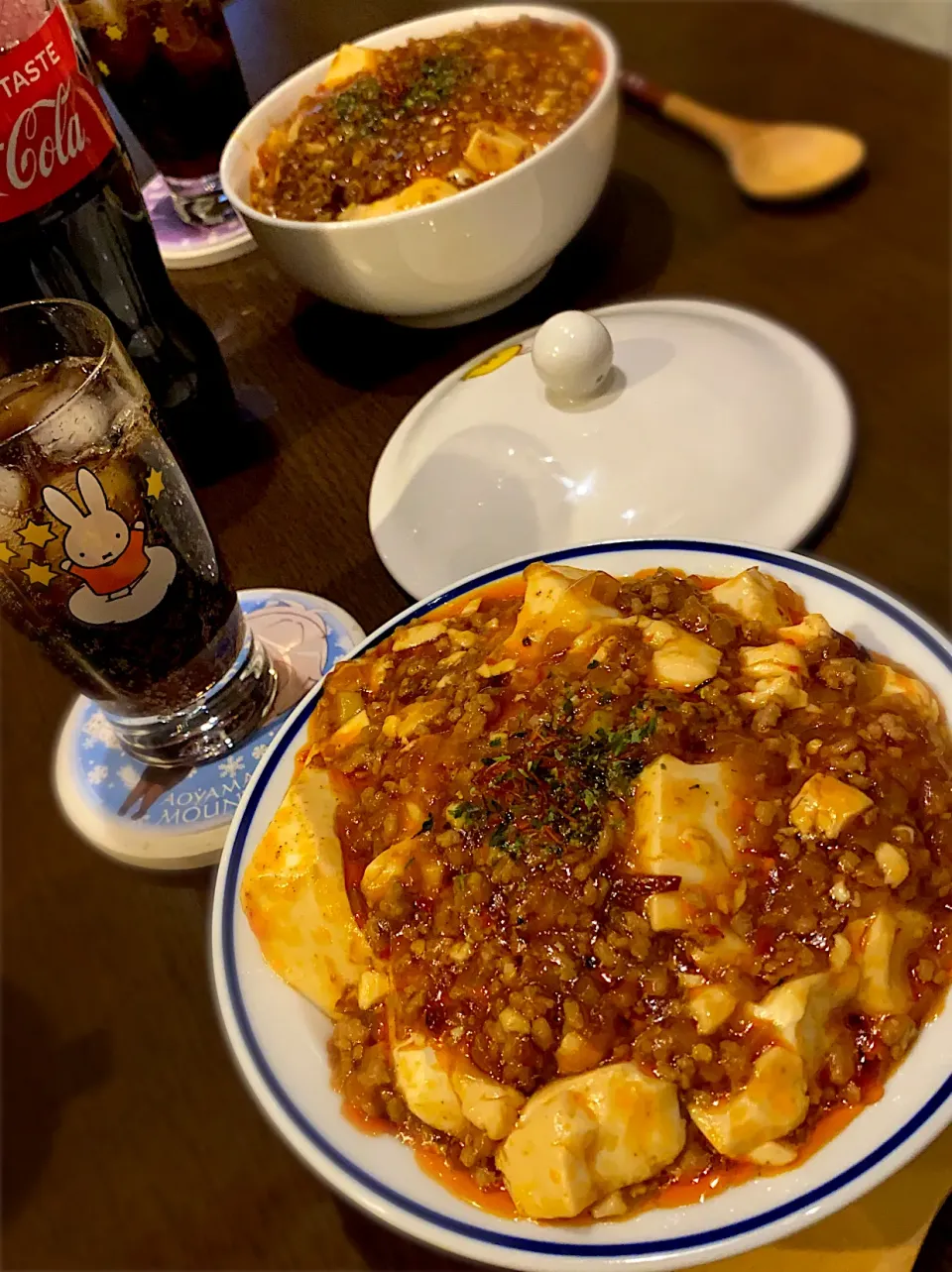 麻婆豆腐飯　花椒がけ　コーラ🍹|ch＊K*∀o(^^*)♪さん