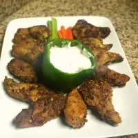 Lemon-Pepper Chicken Wings|Kedraさん