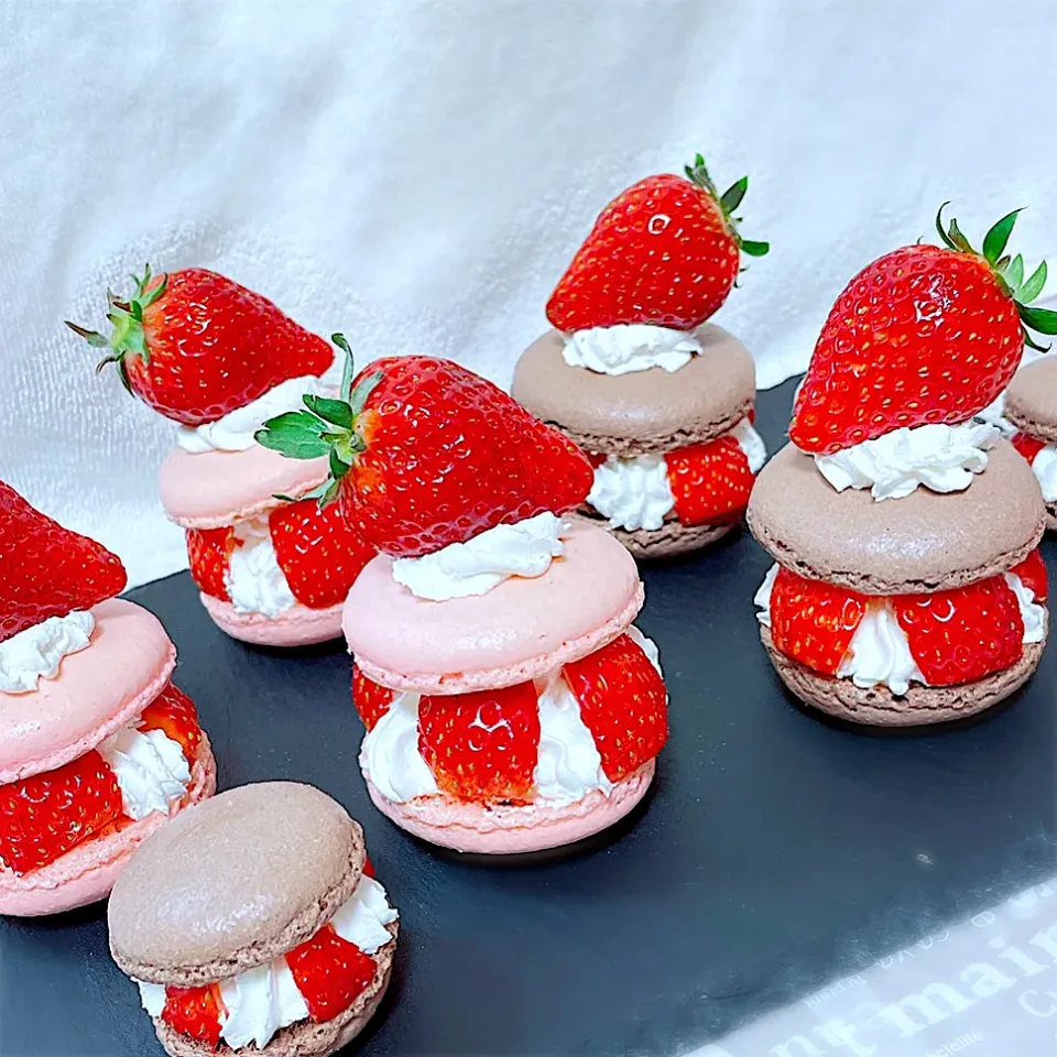 マカロン ケーキ🍓|misaさん