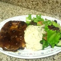 Honey-Garlic Pork with Rosemary Mashed Potatoes|Kedraさん