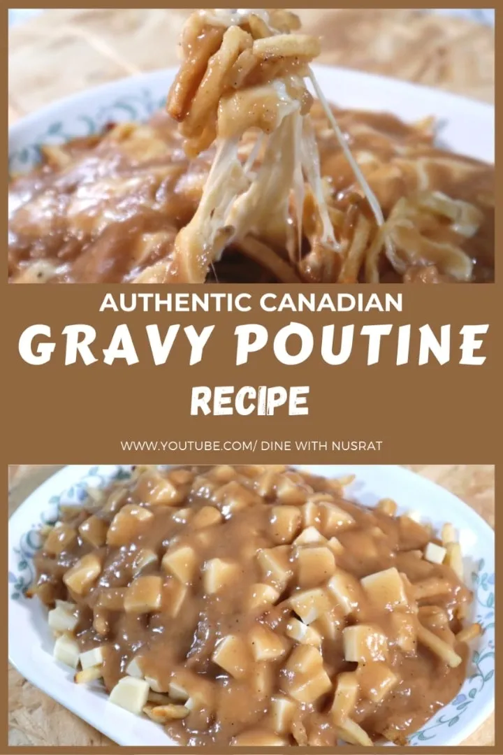 Authentic Canadian Gravy Poutine|Dine With Nusratさん