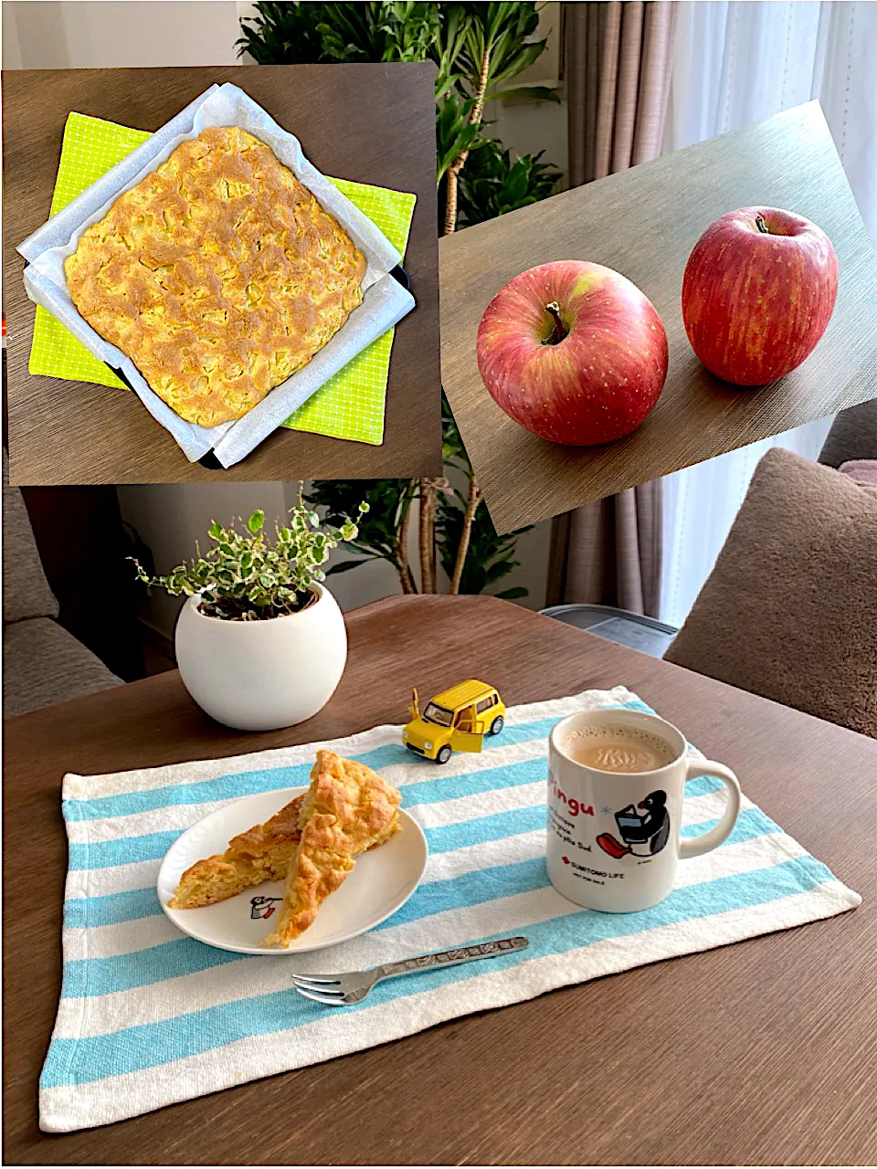 Snapdishの料理写真:アップルケーキ🍎、ソイオーレ|pentarouさん