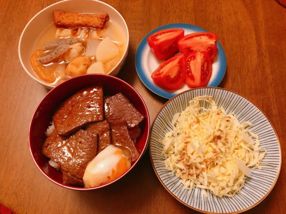 焼肉丼とおでん|薫子さん