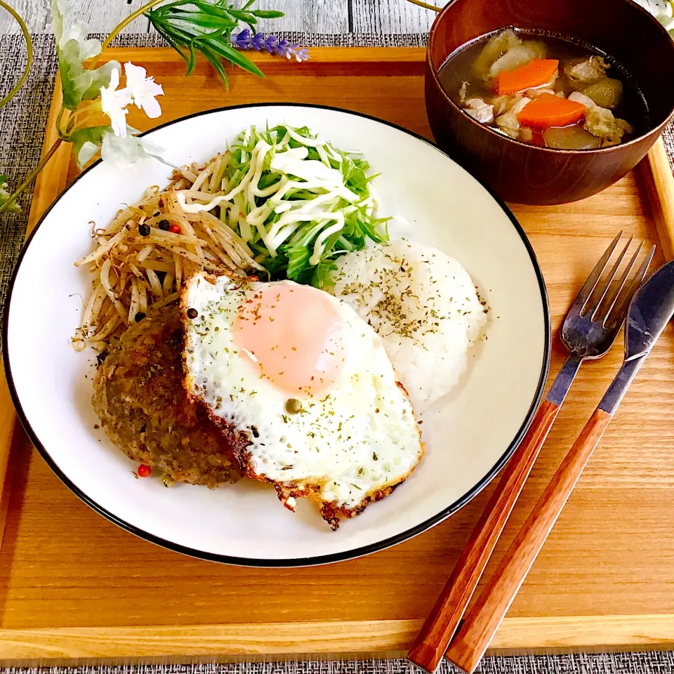 馬肉ハンバーグプレートランチ❤︎|夢ーテルさん