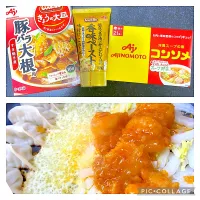 Snapdishの料理写真:餃子VSエビチリ|りえわんこさん