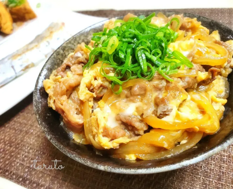 長男作🎵 牛とじ丼😋🍴🐮|taruto⭐️さん