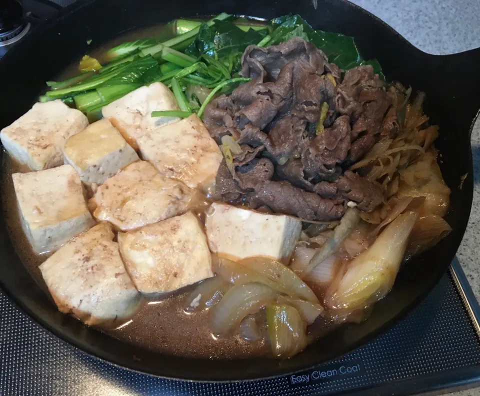 肉豆腐…のつもりが、すき焼き。Love Sukiyaki 💜|PeachPieさん