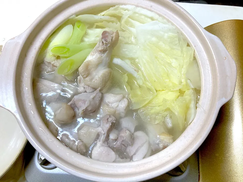 Snapdishの料理写真:鶏水炊き|utayataさん