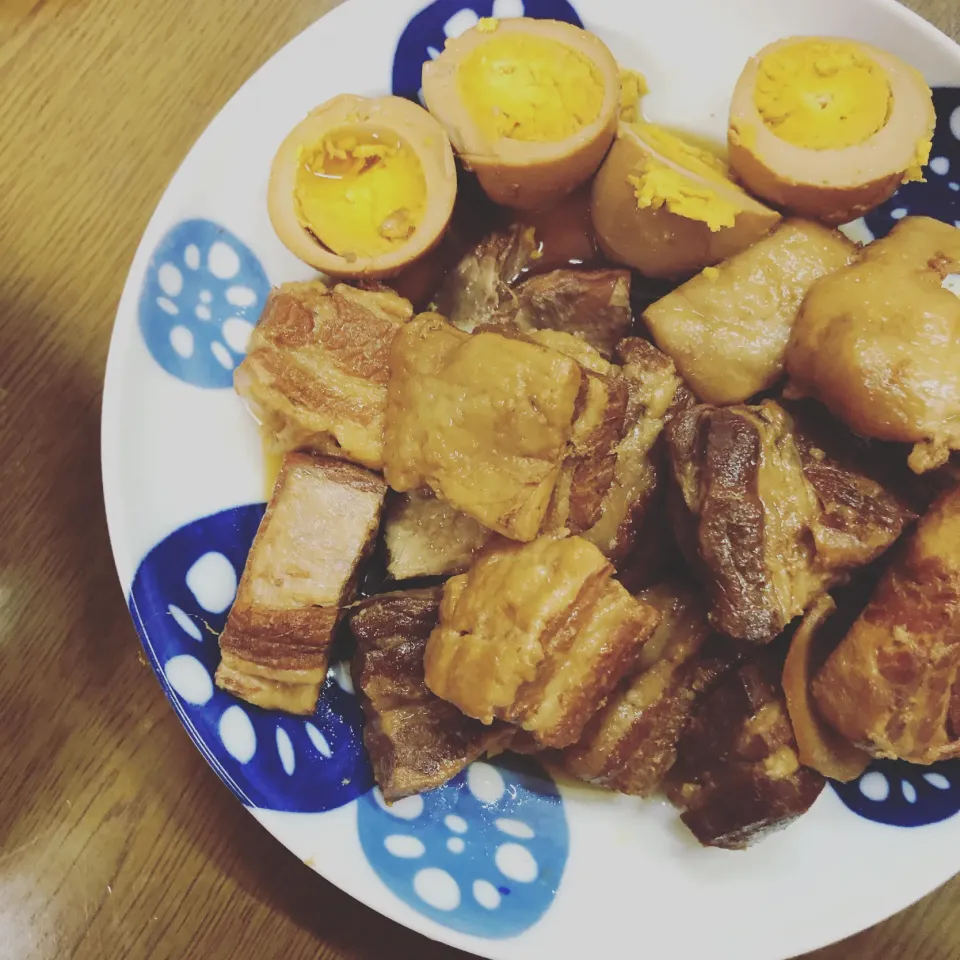 ホッコリほろほろ卵の角煮🙏✨🤤|いもたさん