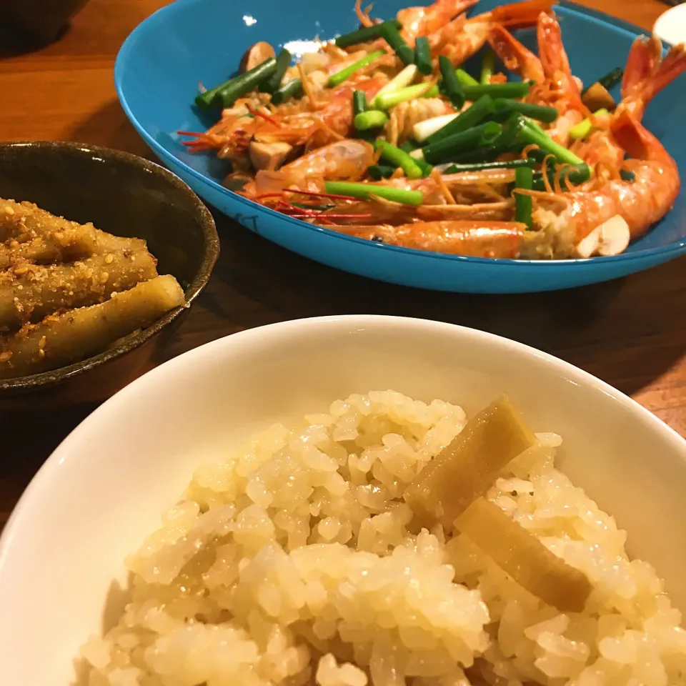 筍ご飯|くろあおさん