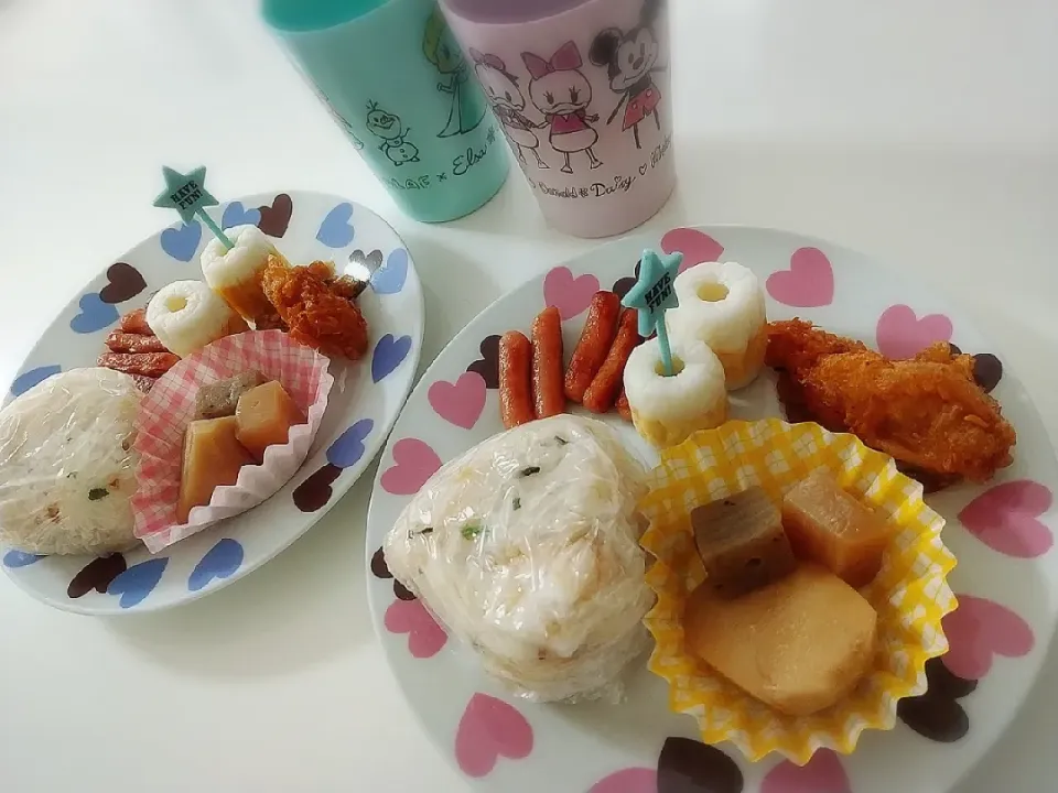 子供達朝ごはんワンプレート(*^^*)|プリン☆さん