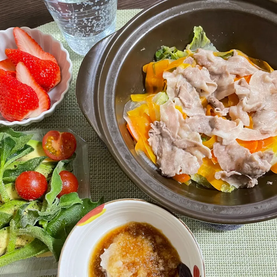 2/7晩ご飯：蒸し鍋|ななみんさん