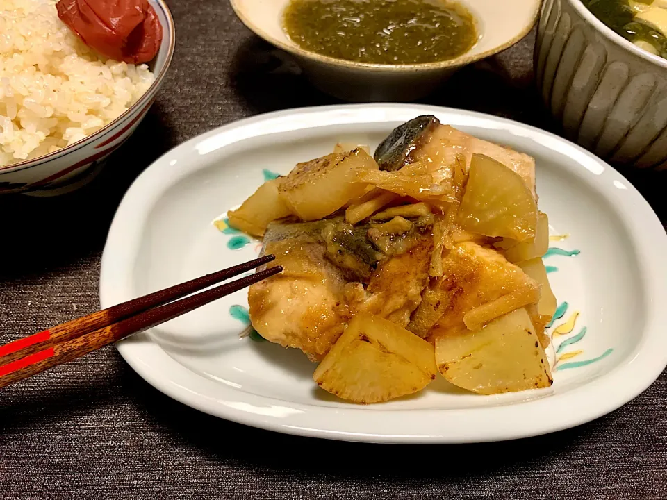 焼き鰤大根|かなっぺさん