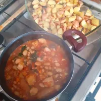 Snapdishの料理写真:sausage and bean stew|happy tummyさん