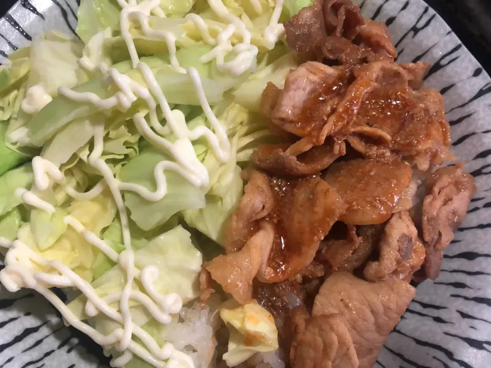 ヤンニョムブタ丼|みかさん