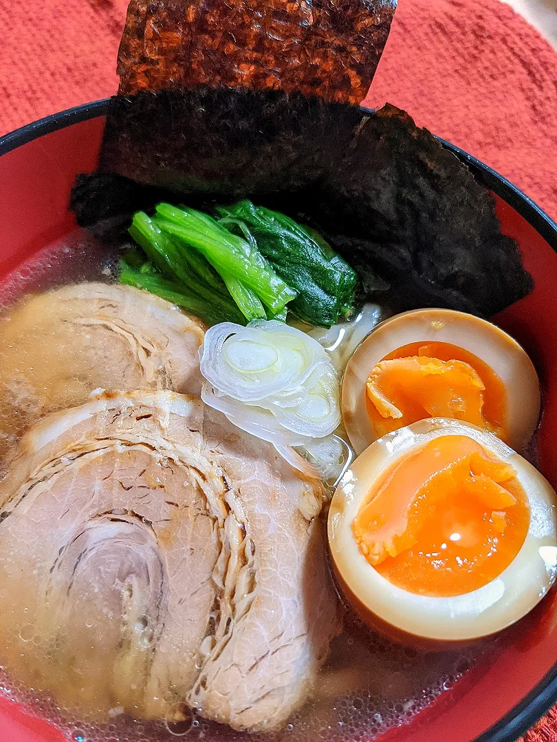 手作りチャーシューと味玉のラーメン|ぽっぽさん