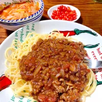 Snapdishの料理写真:ボロネーゼパスタ🍝