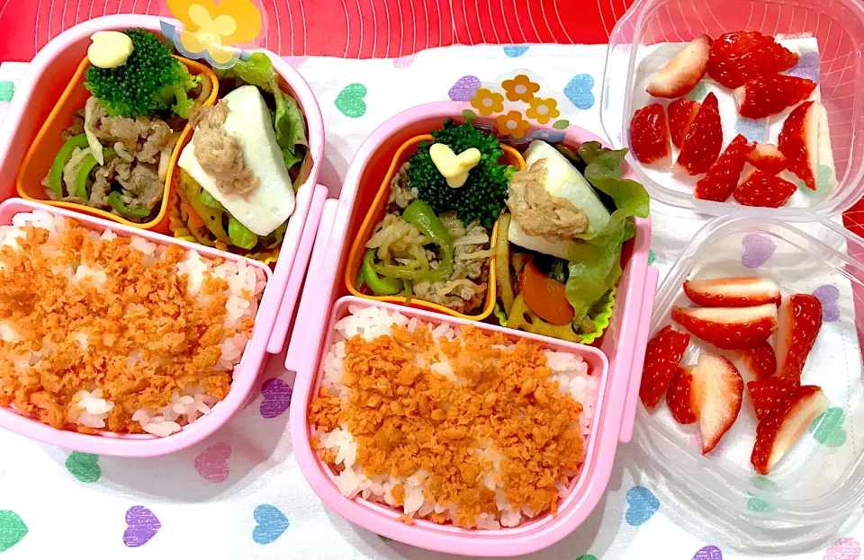 双子弁当♪|花音さん