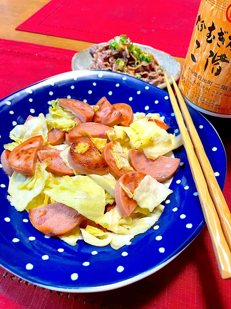 キャベツとギョニソの甘酢炒め🍀|おかちさん