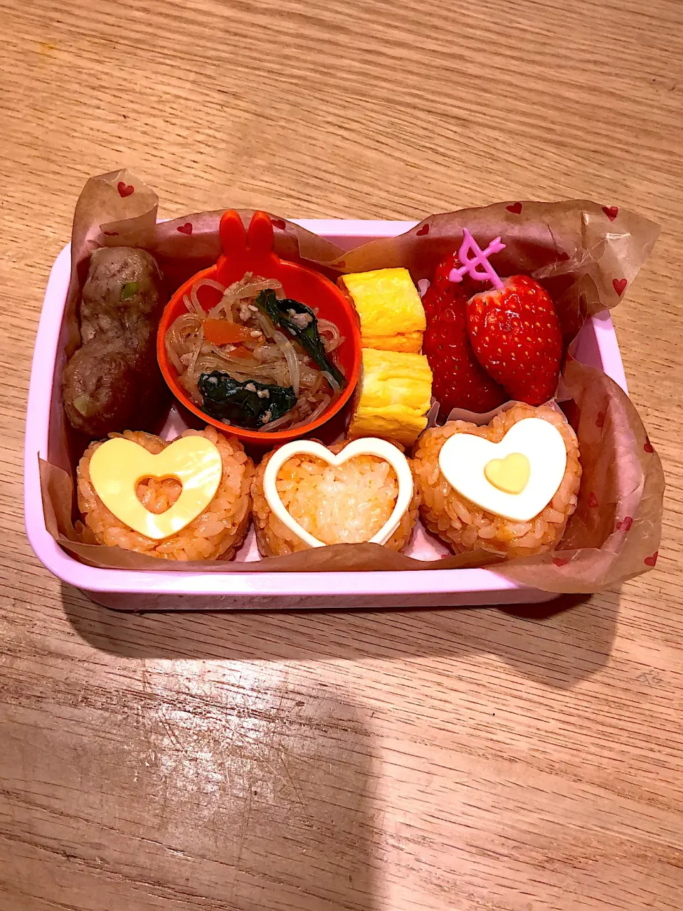 ハートいっぱい弁当♡|はるmamaさん