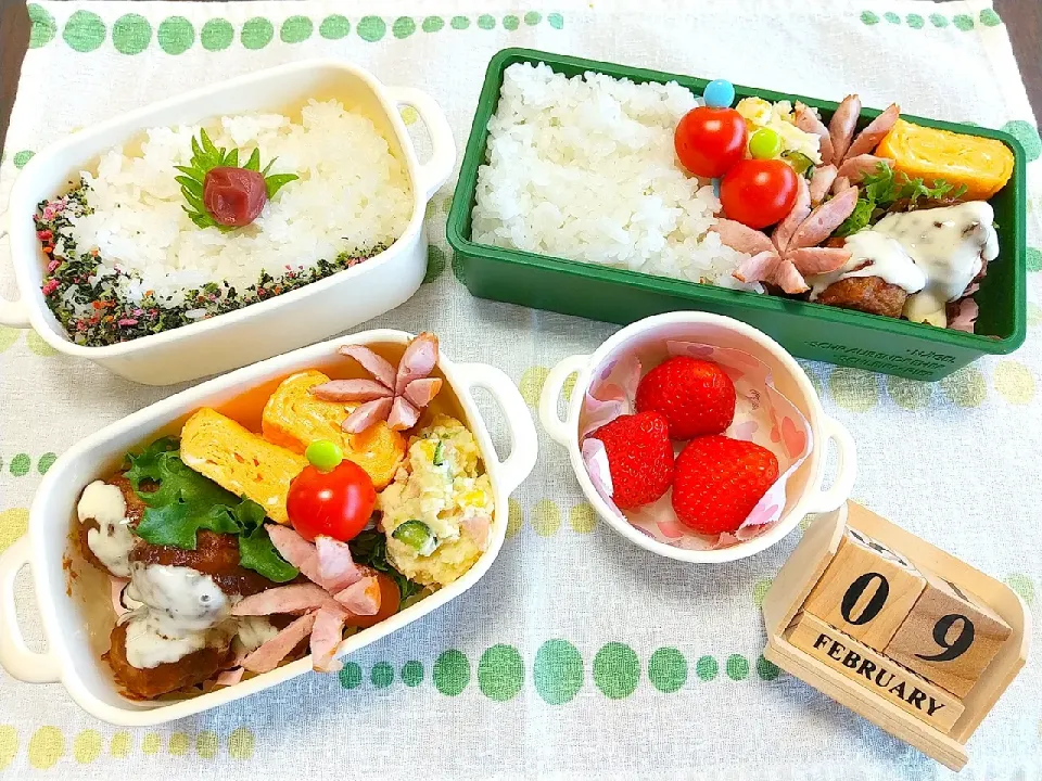 🍱今日の息子達のお弁当|tomoさん