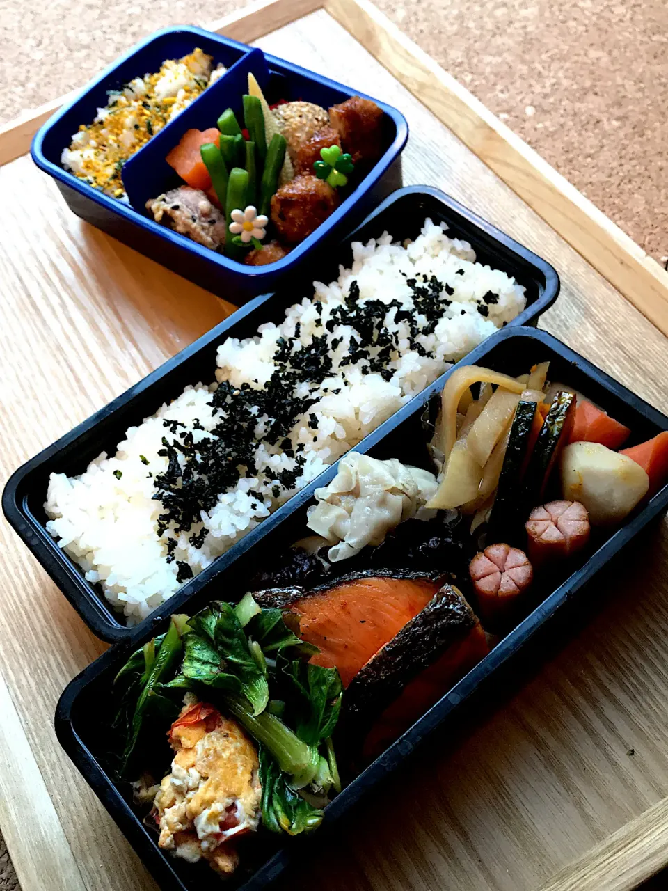 Snapdishの料理写真:鮭弁当|二キィさん