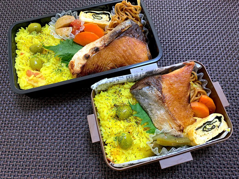 鰤と洋風ピラフでお弁当🫒|kiusoudaiさん