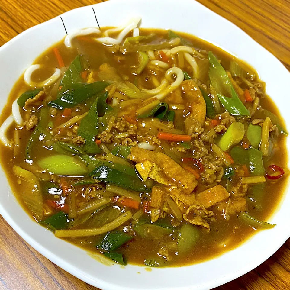 きんぴら肉カレーうどん|☘️yumiko😘💕さん