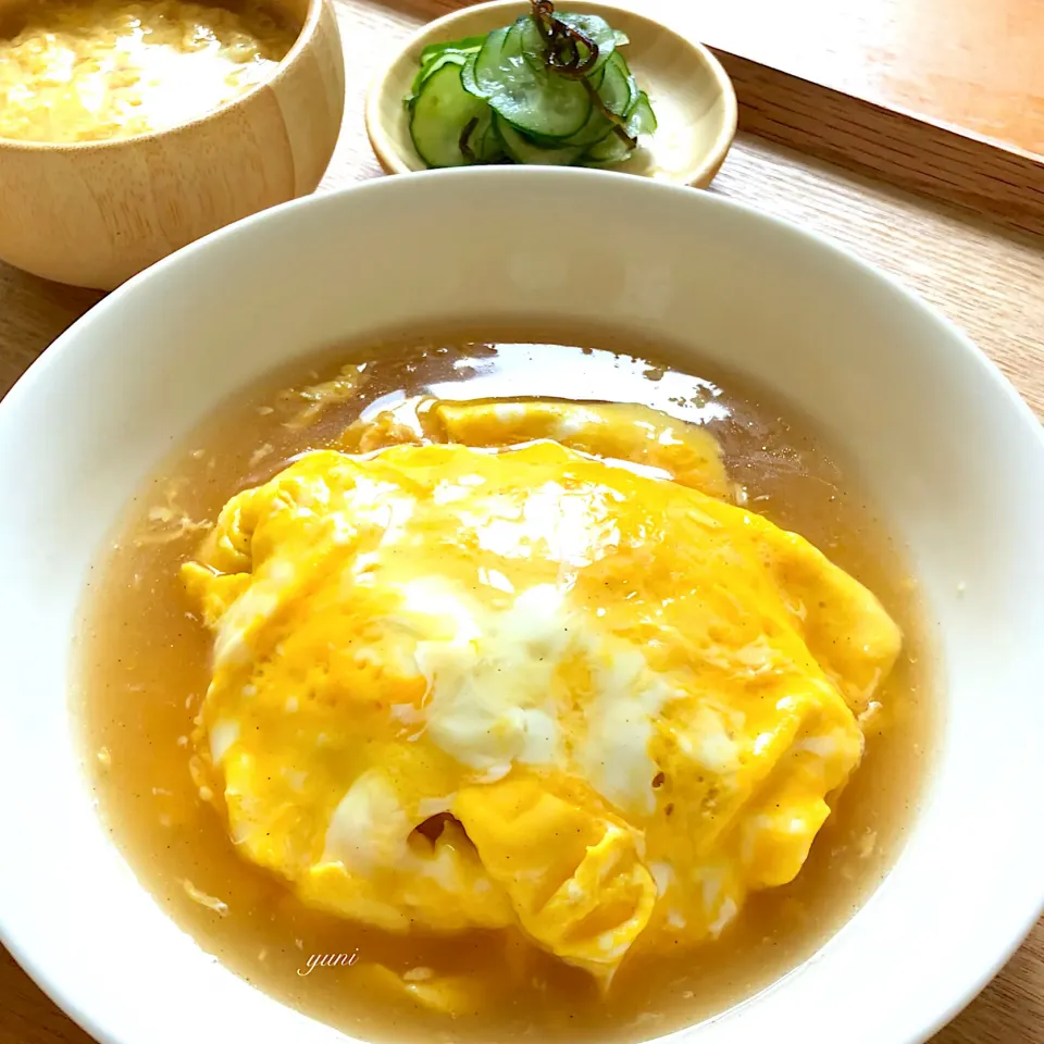 今日のお昼ごはん、、は天津飯🙄|🌸yuni🌸さん