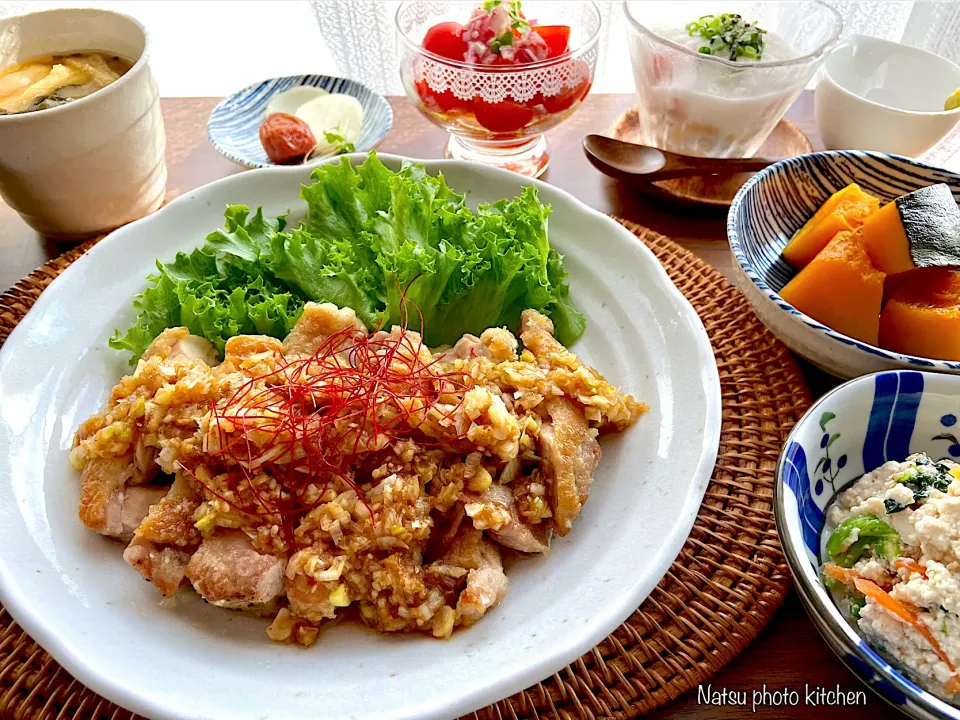 チキンステーキ葱ソースかけ💕|ナツ1224さん