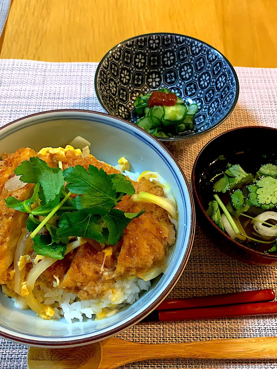 カツ丼で晩御飯|Mikaさん