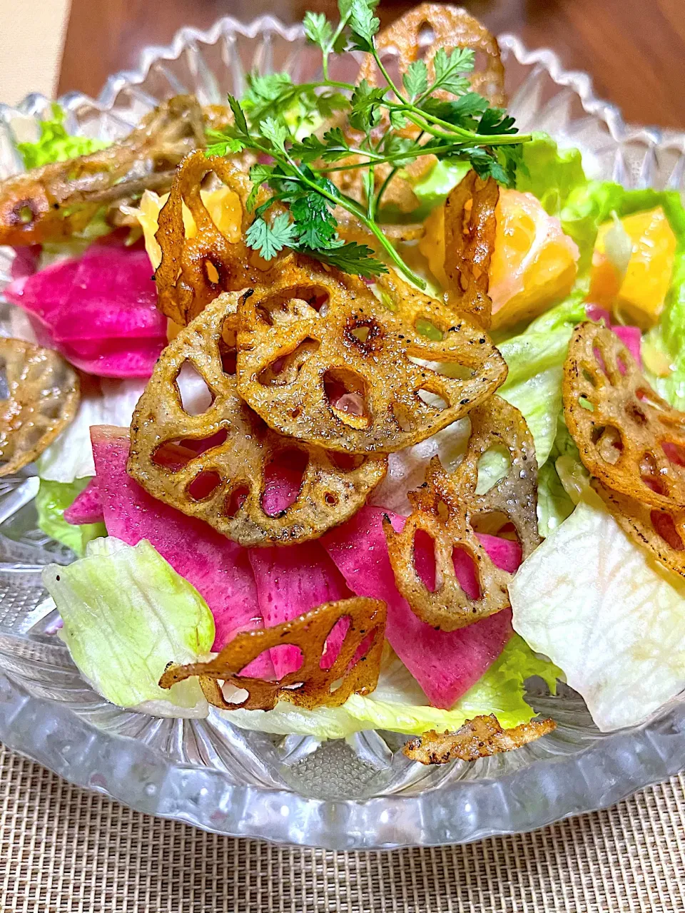 紅芯大根と八朔のサラダ|レオンさん