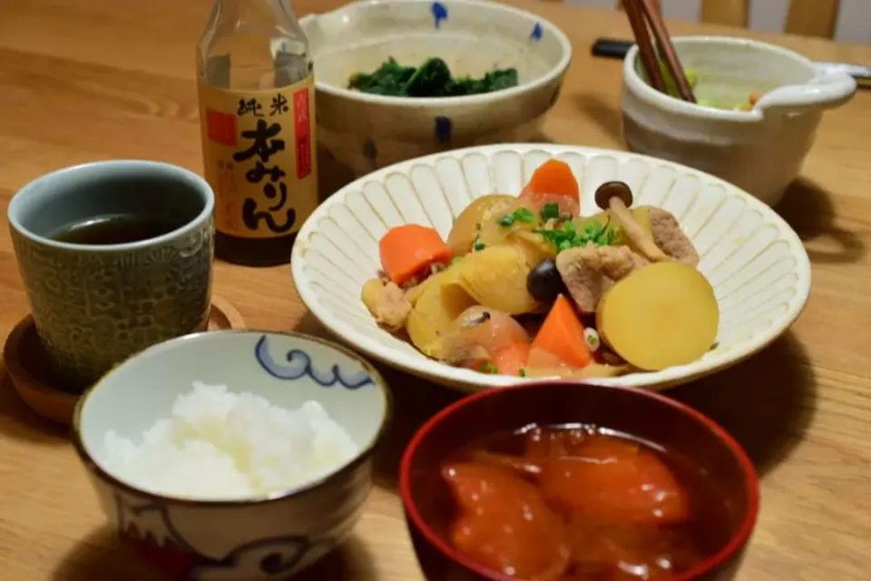 本格みりんで肉じゃが|うにんぱすさん