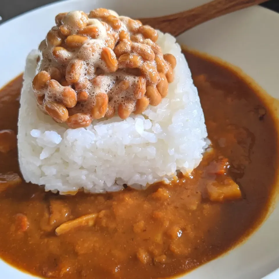 納豆カレー|takakisanchiさん