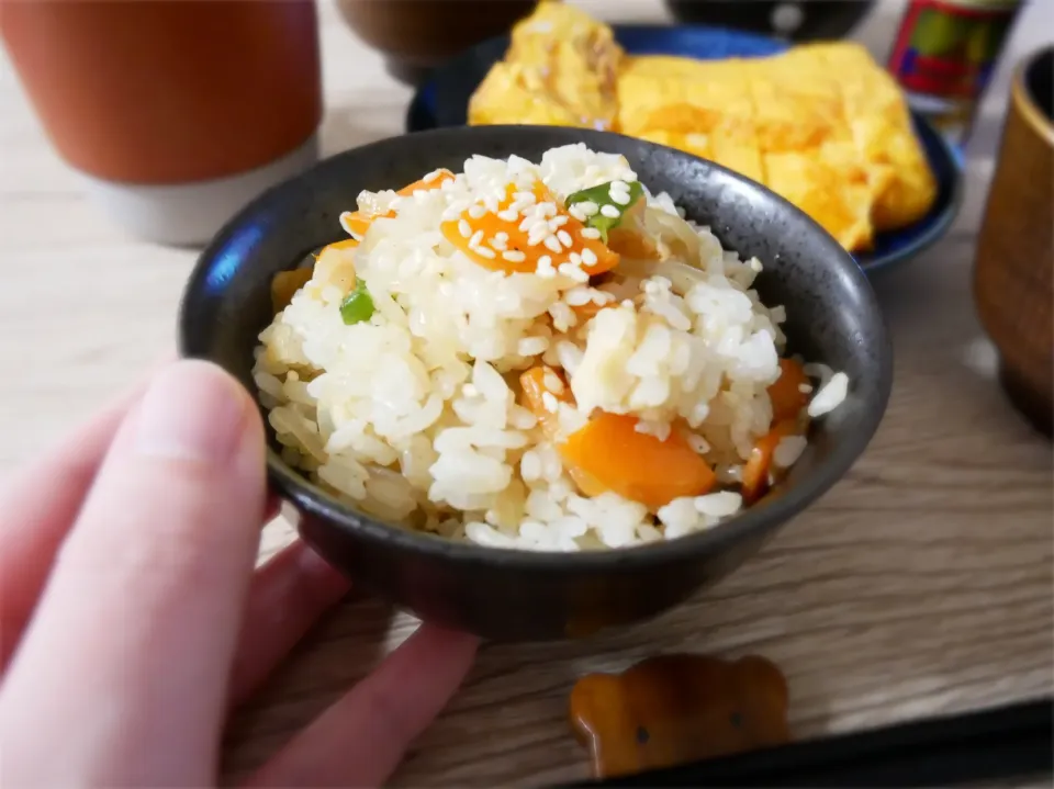 海鮮だし味噌の混ぜごはん🍚|のざさん